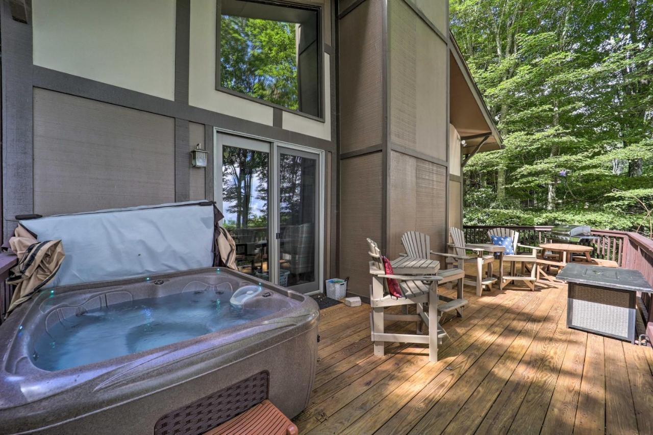 Beech Mountain Cabin Retreat With Hot Tub And Views! Экстерьер фото